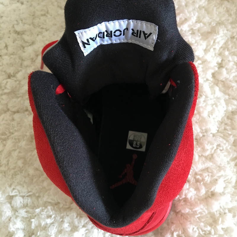 Authentic Air Jordan 5 Is No Bull Red Suede